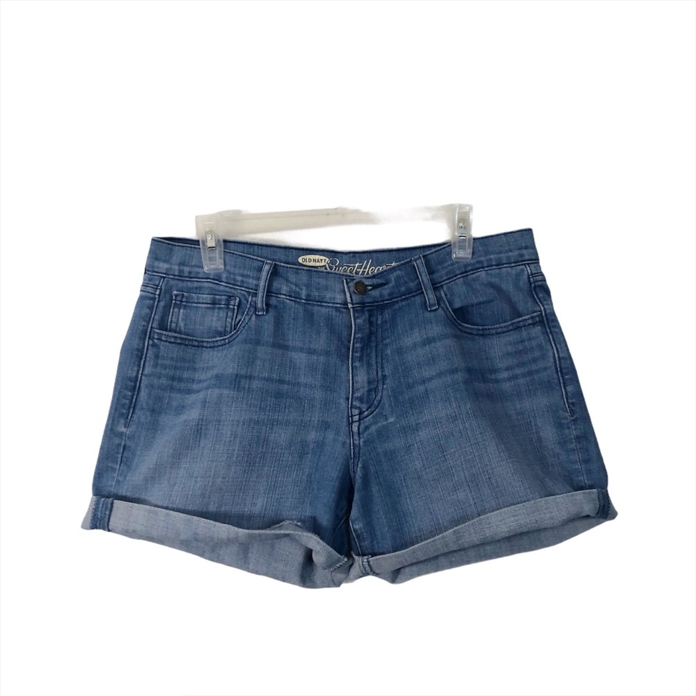 Old Navy Blue Jean Denim Cuffed Shorts